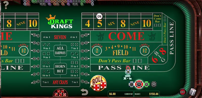 Hướng dẫn cách chơi mini game Craps