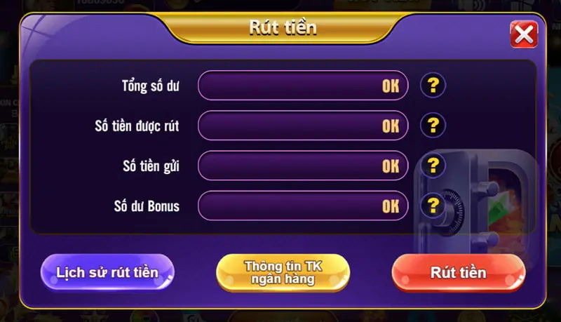 Rút tiền tại game bài đổi thưởng