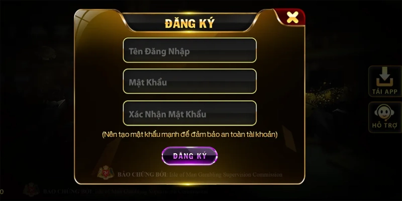 Truy cập vào cổng game dễ dàng khi đăng ký đăng nhập